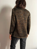 Cardigan in maglia lamé