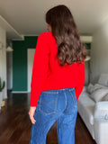 Cardigan rosso