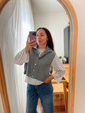 PRE ORDINE • Gilet con apertura laterale • quattro colori