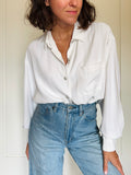 Camicia bianca con tasca