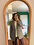 Blazer spigato grigio