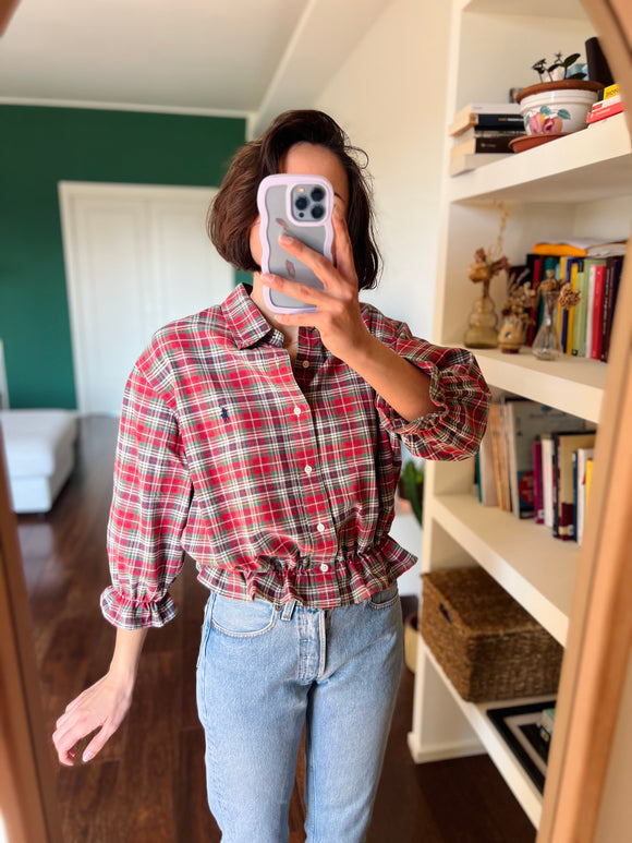 Camicia Gilbi Ralph Lauren tartan rossa