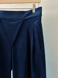 Pantalone Carlo velluto a coste blu