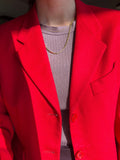 Blazer rosso