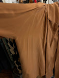 Camicia di seta marrone chiaro
