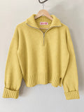 PRE ORDINE • Maglione polo mezza zip • vari colori