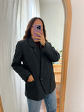 Blazer grigio scuro doppio petto