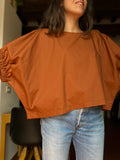 Blusa oversize cannella