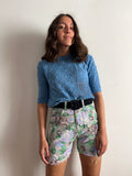 Maglia di cotone foglie carta da zucchero