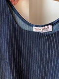 PRE ORDINE • Mini abito jeans gessato