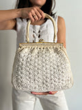 Borsa bianca crochet