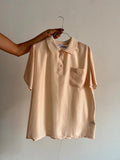 Polo di seta rosa