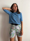 Maglia di cotone foglie carta da zucchero
