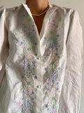 Camicia lunga ricami colorati