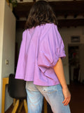 Blusa oversize lilla