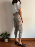 Pantalone Capri a righe