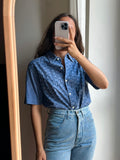 Camicia tiedye ricamata
