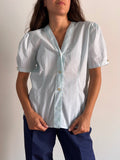 Camicia azzurrina a righe