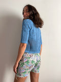 Maglia di cotone foglie carta da zucchero