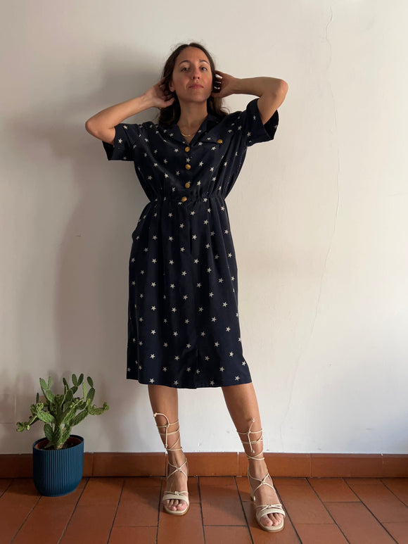 Abito di seta stelle