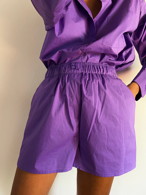 Pantaloncino viola
