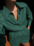 Pantaloncino verde bottiglia