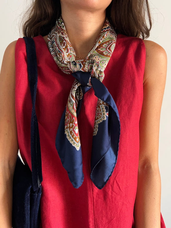 Foulard di seta paisley