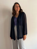 Giacchina blu mini pois