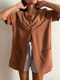 Camicia lunga di seta
