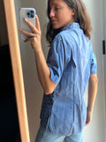 Camicia tiedye ricamata