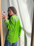 Camicia indiana modello maschile verde acceso