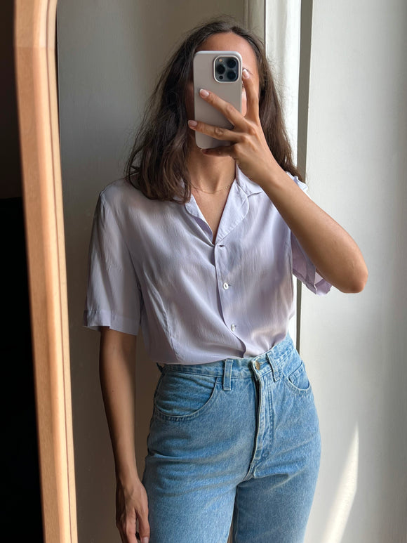 Camicia lillina di seta