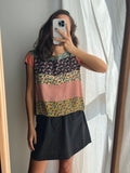 Maglietta patchwork colorata