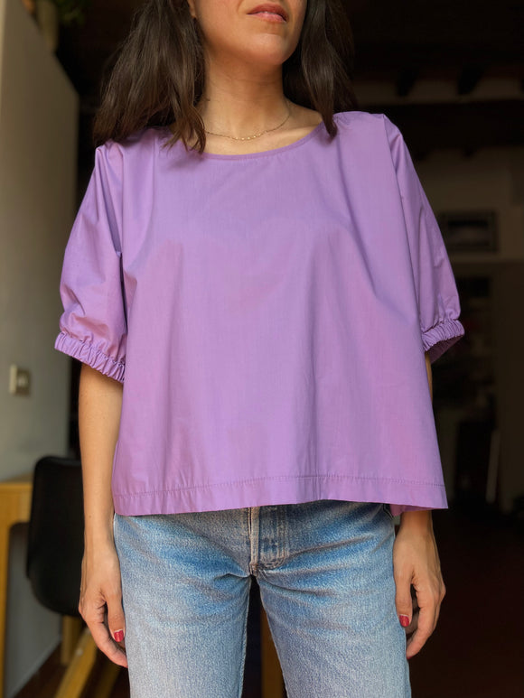 PRE ORDINE • Blusa oversize lilla