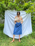 Gonna midi di jeans