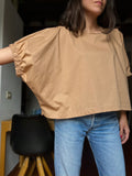 PRE ORDINE • Blusa oversize beige