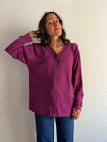 Cardigan violetto