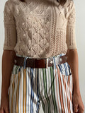 Pantalone a righe colorate