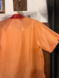 Camicia di seta albicocca