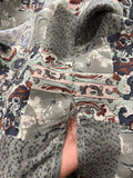 Camicia di seta patchwork chiara