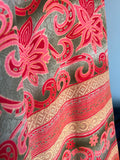 Kimono dress mattone