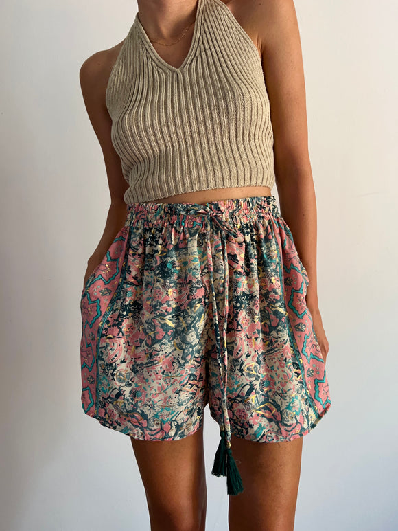 Pantaloncino di seta unicorno