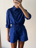 PRE ORDINE • Camicia ampia blu