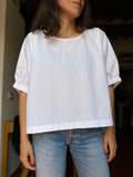 Blusa oversize bianca