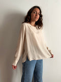 Blusa di seta avorio