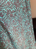 Kimono dress turchese