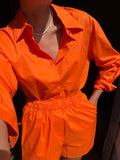 Pantaloncino arancione