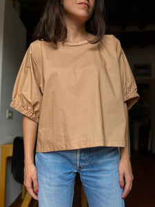 PRE ORDINE • Blusa oversize beige