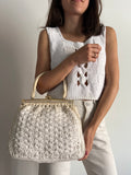 Borsa bianca crochet