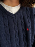 Maglione Ralph Lauren blu di lana